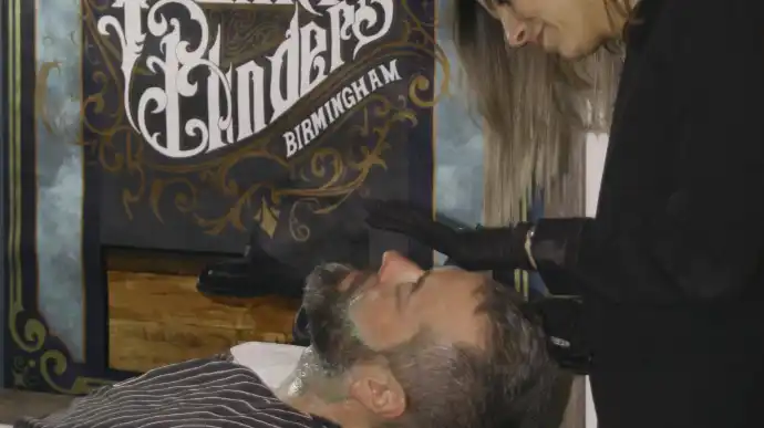 Taille de barbe réalisée chez Tomtom’s Barbershop à Sion