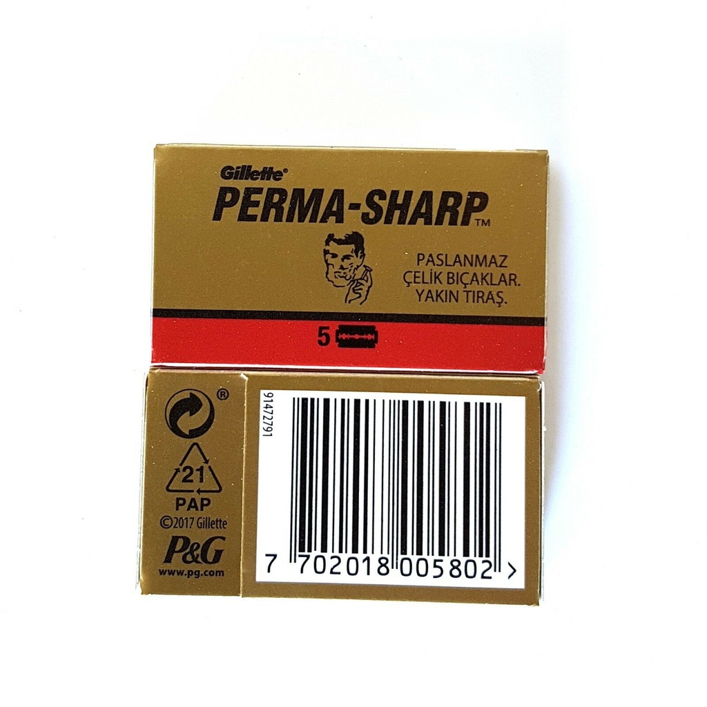 Perma-Sharp Super Double Edge Razor Blades (5 Count) #10071822