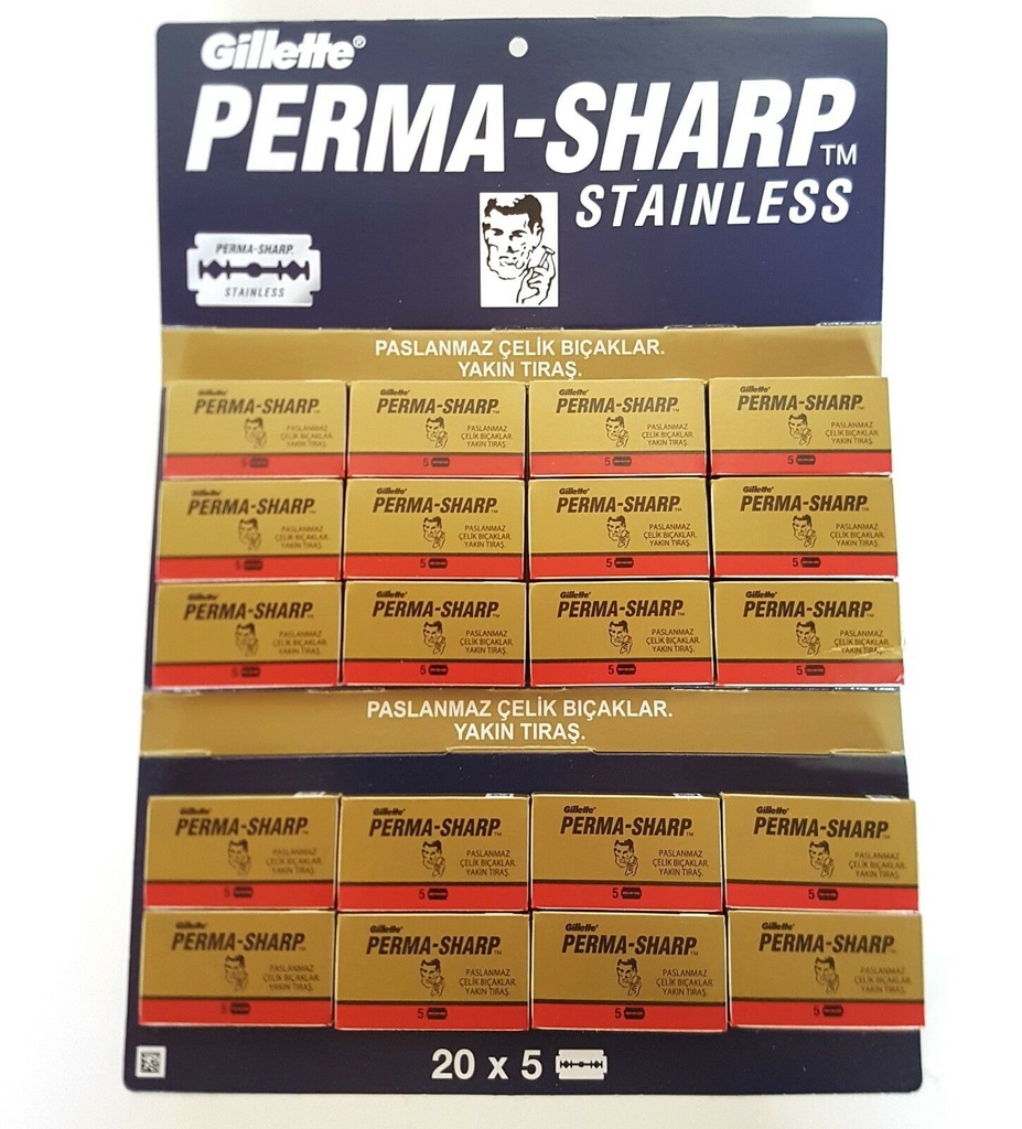 [LAM-PERMASHARP-SUP-5-001] Perma-Sharp Super – Lames DE x5