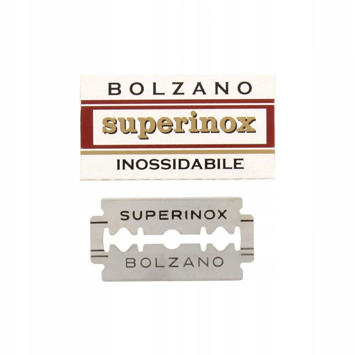 [LAM-BOLZANO-SINOX-5-001] Bolzano Superinox Double Edge Razor Blades-5 Blade Pack