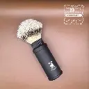 MÜHLE Travel – Blaireau de voyage synthétique (Silvertip Fibre®)